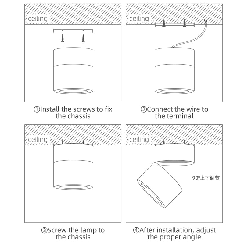 LED Downlight 3 Colour Change Home-Appliance Spotlight Indoor Ceiling Lamps Room Lustre Lights Led Spot
