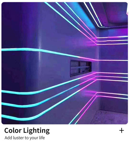 12/24v Flexible Waterproof Silicone LED Light Strip Silica Gel Soft Lamp Tube 1m - 5m IP67 Neon Rope LED Light Band