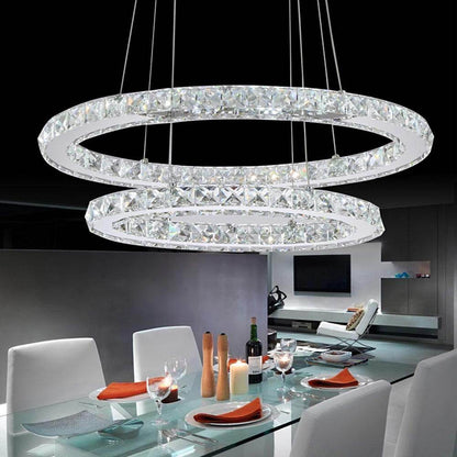 30/40/50 CM LED Pendant Lights Modern LED Crystal Lamp For Living Room Restaurant Lamp LED Crystal Hanging Lamp