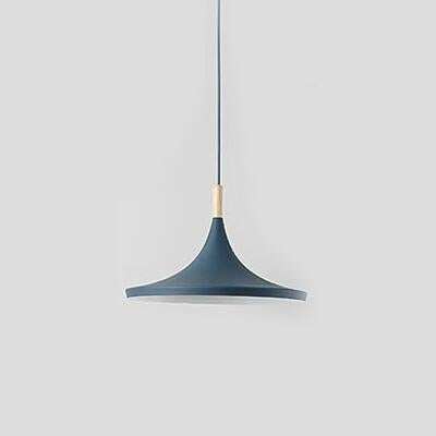 Modern Nordic Pendant Lights Iron Lampshade Wood LED Hanging Lamp
