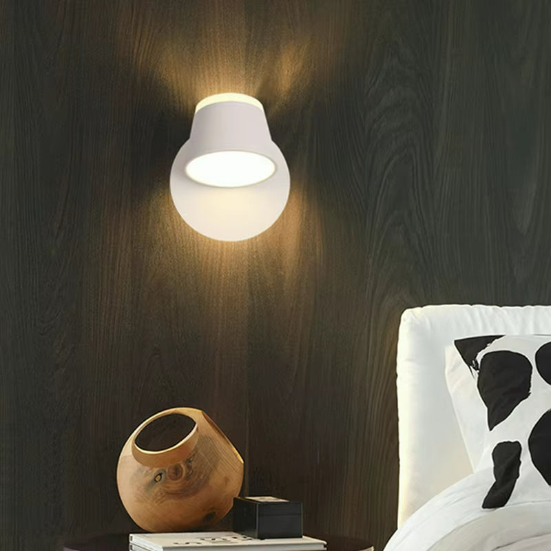 Modern Wall Sconces Led Wall Light 330 degrees swivel Up Downlight Aluminum alloy Wall Light