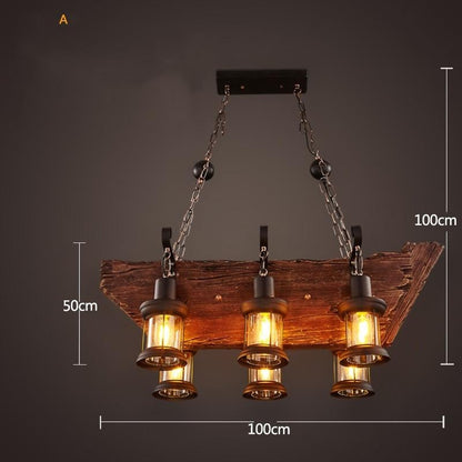 Industrial Wind Chandeliers American Country Restaurant Chandelier Creative Lights