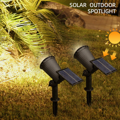 9 LED Solar Spot Lights IP65 Waterproof Outdoor RGB Solar Landscape Lights Brightness Adjustable