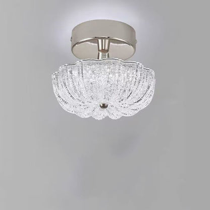 Modern Crystal sand acrylic LED Ceiling Light Small Pendant Lamp for Doorway Corridor Balcony Home decoratio