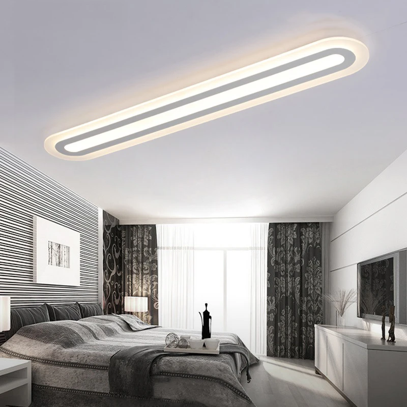 Modern Led Ceiling Lights Living Led Ceiling Lamps Bedroom Led Fixture Dining Strip Ceiling Lamp Kitchen Lustre Lighting Hallway