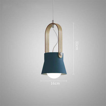 Nordic Loft LED Iron Pendant Lights Restaurant Room Bedroom Simple Hanging Lamp Home Indoor Kitchen art de pendant lamp Lighting