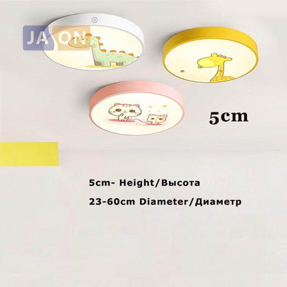LED Modern Iron Acryl Round 5cm Height Cartoon LED Lamp.LED Light.Ceiling Lights.LED Ceiling Light.Ceiling Lamp For Kid's Room