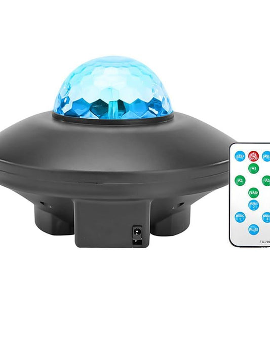 Colorful Starry Sky Rotation Projector Light LED Bluetooth Sound Remote Control Music Player Night Lamp Projection Night Light