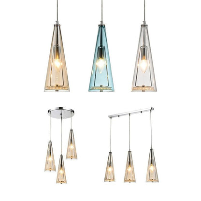 Modern Simple LED Chandelier Three Head Crystal Chandelier