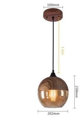 Glass Nordic Modern Pendant Lamp Dinning Room Bar Cafe Loft Vintage Light Hanging Lights Industrial Lighting Fixtures LED