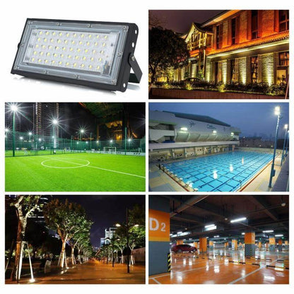 4pcs/lot 50W Led Flood Light AC 220V 230V 240V Outdoor Floodlight Spotlight IP65 Waterproof LED Street Lamp Landscape Lighting