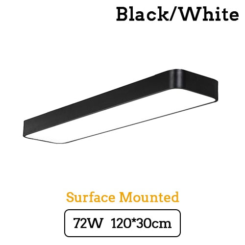 LED Modern Ceiling Light Lamp dimmable Surface Mount Rectangleindustrial wind Lighting Fixture Bedroom Living Room Office lights