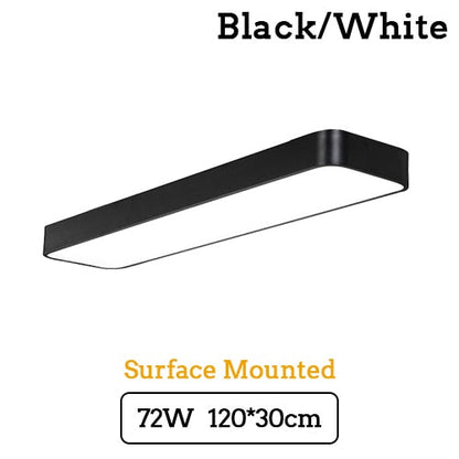 LED Modern Ceiling Light Lamp dimmable Surface Mount Rectangleindustrial wind Lighting Fixture Bedroom Living Room Office lights