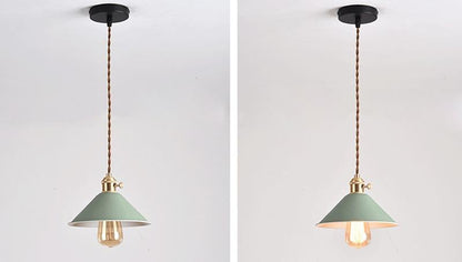 Modern Switch Pendant Lights Dining Room Lights Pendant Lamp Lamparas Colorful Aluminum Lamp Shade Luminaire For Home Lighting