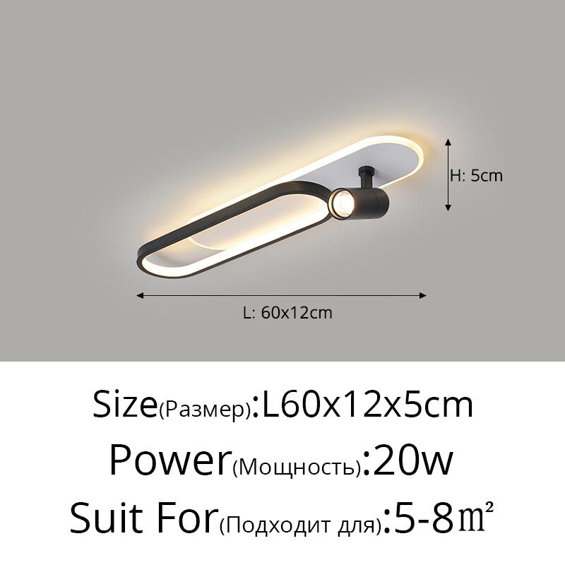 Simple Led Ceiling Lights With Spotlight Modern Ceiling Lamp Home Indoor Decor Lighting Lamp