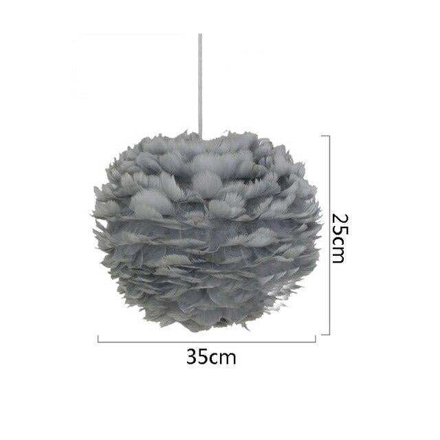 Pendant Lights E27 Feather Romantic Pendant Lamp For Bedroom Living Room Lighting HangLamp Goose Feather Suspension Luminaire