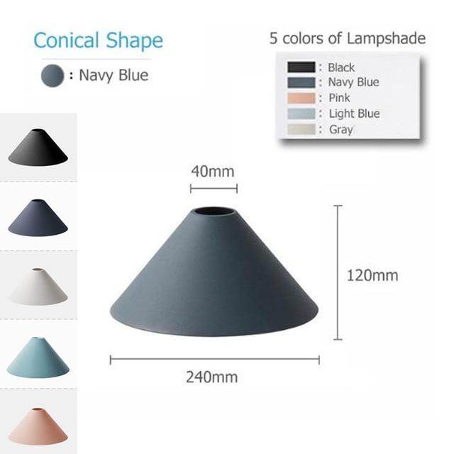 Nordic Simple Bar Hanging Lamp Colored Pendant Light Restaurant, Bedroom, Bedside Lights, Modern Art And Creative Lighting