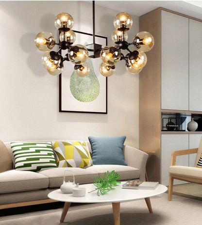 Modern Glass Pendant Light Nordic Dining Room Kitchen Hanglamp Designer Hanging Lamp Avize Lustre Lighting