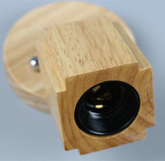 Modern Ceiling Lamp  LED Indoor Light Oka Wood Pendant The Restaurant Shops Bar Corridor Light  Fixture