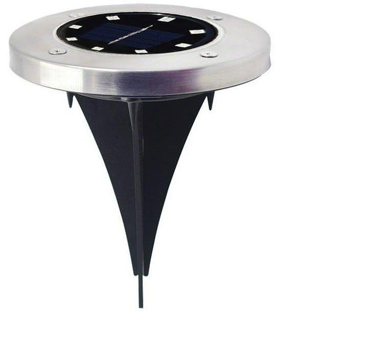 4Pcs Solar Powered Ground Light Waterproof Garden Pathway Deck Lights With Lamp for Yard Driveway Lawn Solar energy lamp