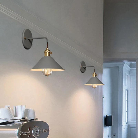Copper Wall Lamp Nordic Lamp Macaron Wall Lamp Color Children's Room Bedside Lamp Creative Personality Wall Lamp