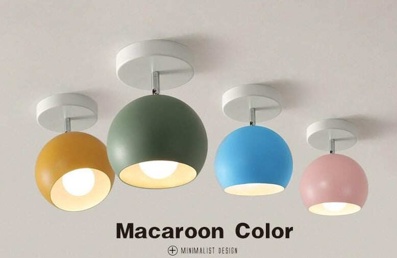 Novelty Indoor Lightings Colorful LED Pendant Lights Marca Lampshade The Corridor Porch Bedroom Dining Living Light Fixture