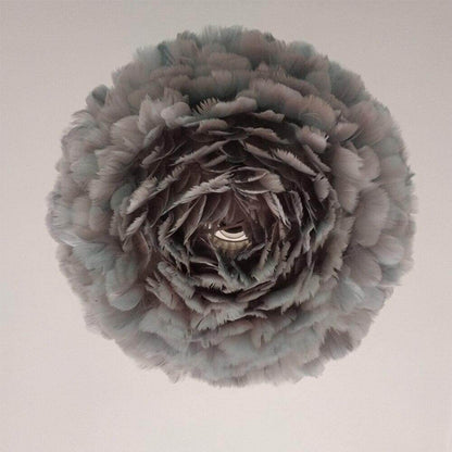 Modern Feather Pendant Lights White Nature Goose Romantic E27 Led Pendant Lamps For Home Lighting Restaurant Bedroom Living Room
