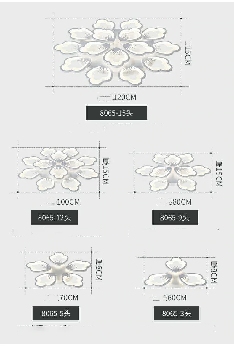 New living room lamps atmospheric household modern minimalist hall ceiling lamp art creative personality light in the bedroom