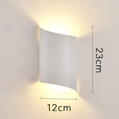 Nordic LED Wall Lamp Bedroom Bedside Lamps Modern Living Room Background Wall Lights Indoor Decoration Stair Lighting