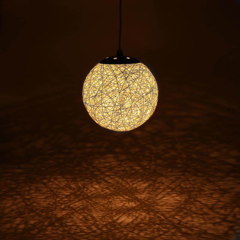 Projection Lamp Romantic Star Night Light Rattan Ball Table Lamp USB Charging Sepak Takraw Light For Home Bedroom Decor