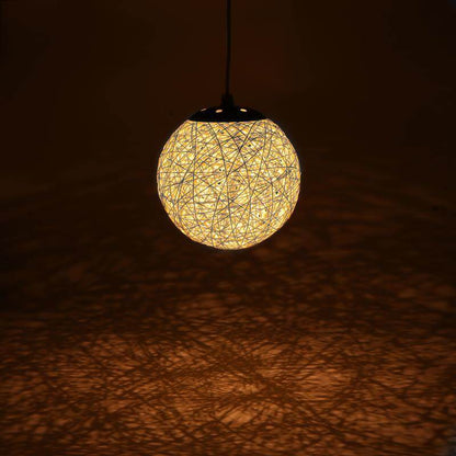 Projection Lamp Romantic Star Night Light Rattan Ball Table Lamp USB Charging Sepak Takraw Light For Home Bedroom Decor