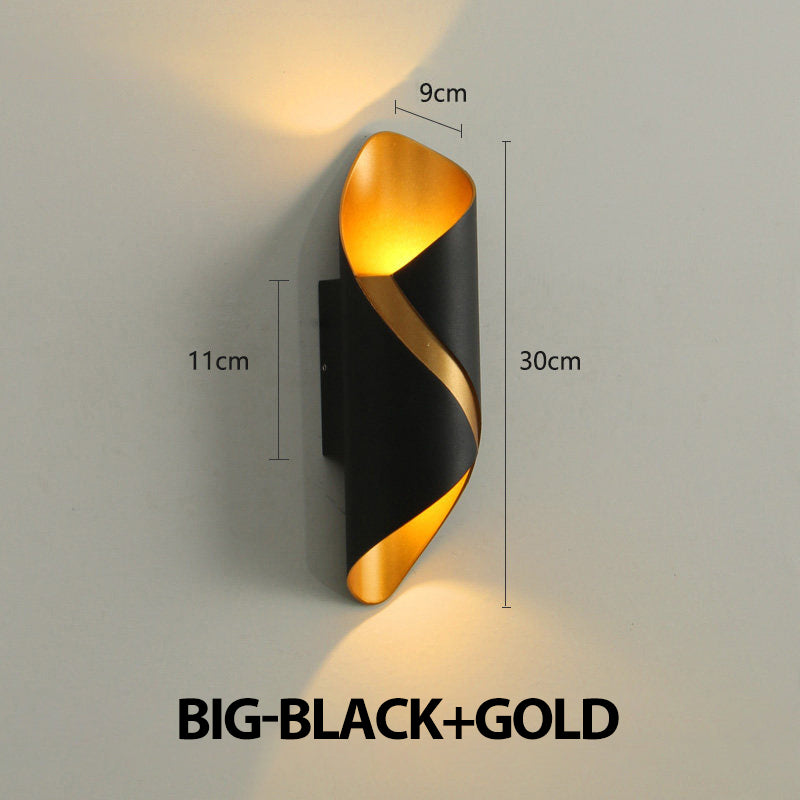 Creative Design LED Wall Lamp 10W Indoor Wall Lights Waterproof Outdoor Modern Nordic Sconce Lamp Interior Home Decor Lámparas