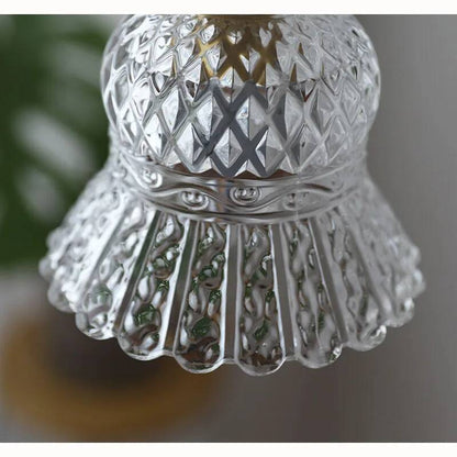 Modern Brass & Glass Pendant Light - Minimalist Ceiling Lamp for Hallway Corridor Hanging Home Lighting