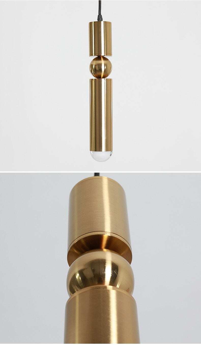 Nordic Pendant Lamp Modern Kitchen Lamp Dining Room Bar Counter Shop Pipe Pendant Down Tube LED Lights office Loft Living Room