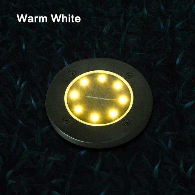 LED Small chips Garden Light Solar Power Outdoor Underground Lights stainess Lawn Lamp Pathway Patio yard Buried Floor Light
