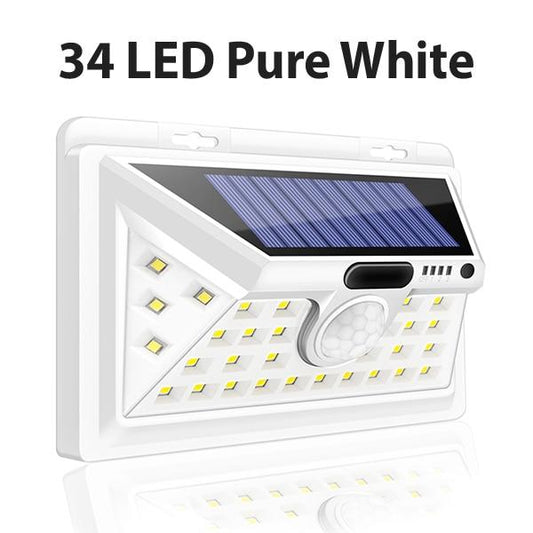 LED Solar lights Outdoor Motion sensor wall lamps Waterproof Emergency light Suitable for Garden Front door Garage Fence