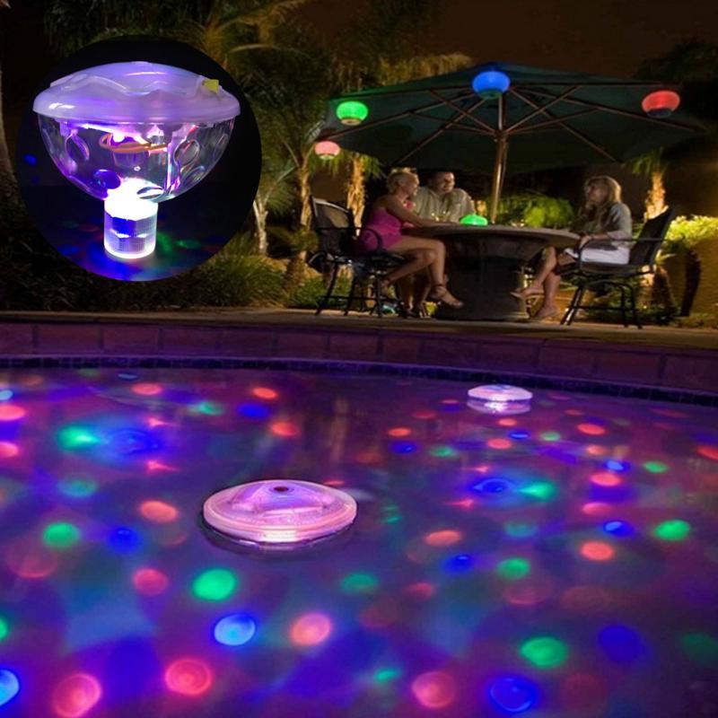 Stunning Floating Underwater LED Disco Light Glow Show Swimming Pool Hot Tub Spa Lamp Advanced Design