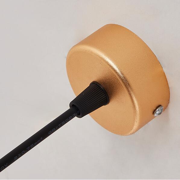Gold Pendant Lamp Down Lights Kitchen Island Dining Living Room Shop Decoration Cylinder Pipe Pendant Bar Counter Modern