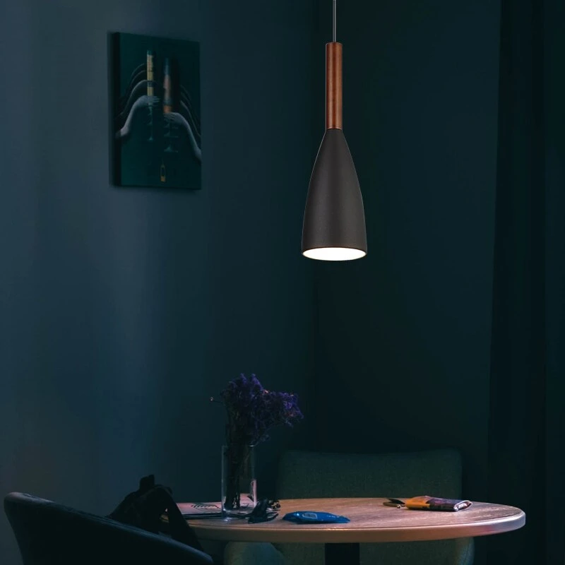 Modern Loft Simple Pendant Lights E27 Led Single Head Hanging Lamp For Kitchen Living Room Bedside Restaurant Cafe Office Room