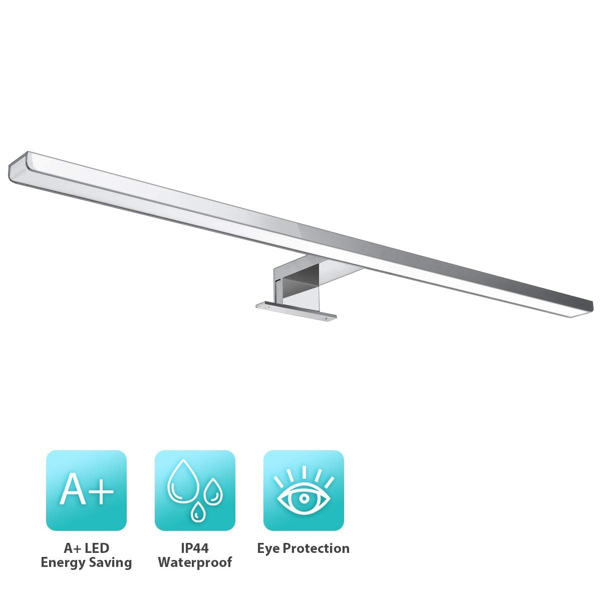 Indoor Led Wall Light Mirror Wall Lamp 10W 800LM White 60cm Waterproof Aluminum Lighting Bathroom Restroom Mirror Makeup light